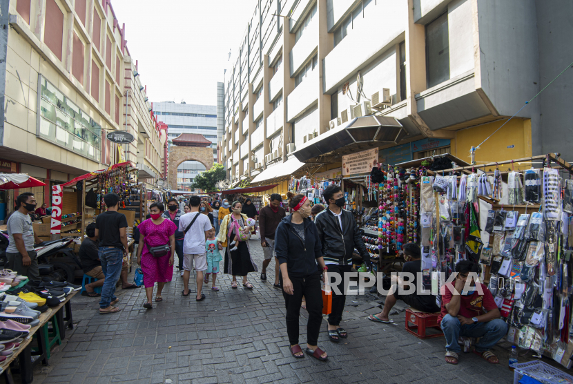 Pasar Baru Jakarta. Wilayah Pasar Baru dan Sunter menjadi tempat berkumpulnya warga India. Foto: Republika.