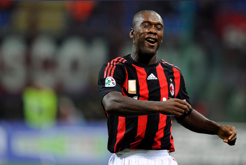 Clarence Seedorf saat memperkuat AC Milan. (Foto: EPA/DANIEL DAL ZENNARO)