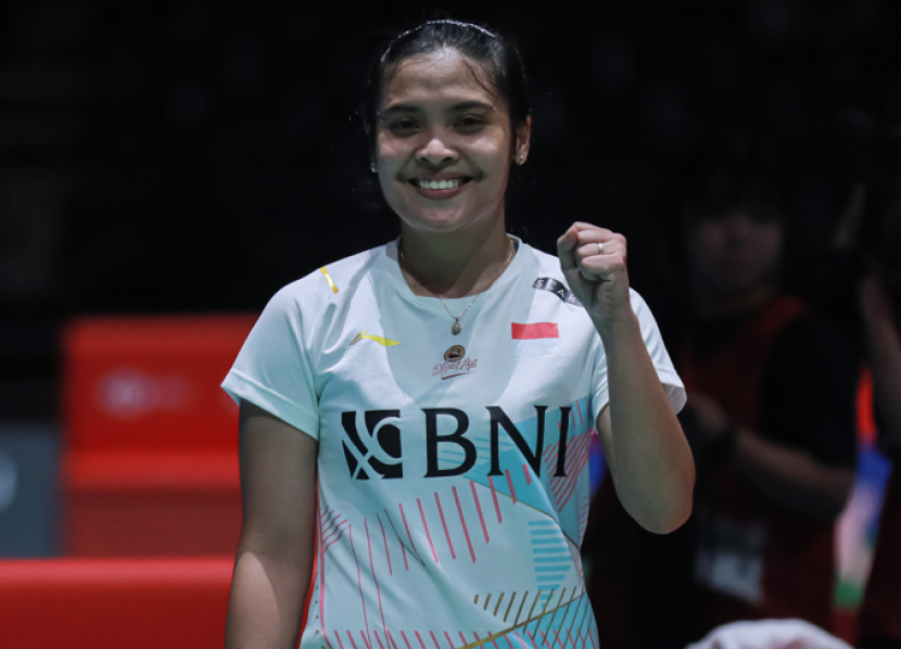 Dalam jadwal siaran Japan Open 2023 hari ini, pemain tunggal putri Indonesia Gregoria Mariska Tunjung melangkah ke babak semifinal.