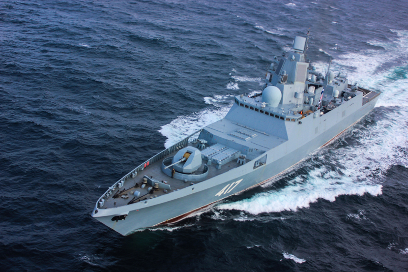 Kapal tempur Admiral Gorshkov.