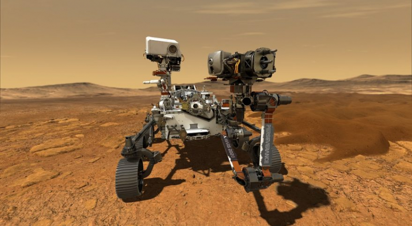 Robot Penjelajah Mars, Perseverance. Gambar: NASA