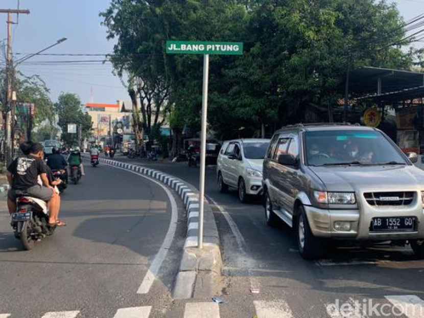 Jalan Jakarta yang mengambil nama Si Pitung.