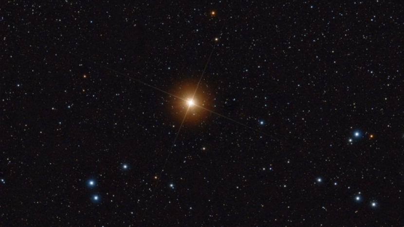 Ilustrasi Aldebaran. (astronomytrek.com)