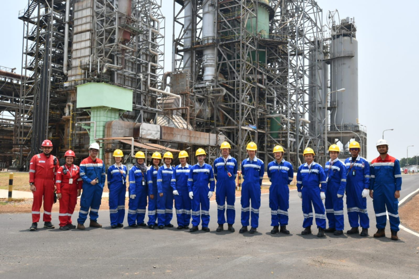 Konsorsium industri dari Jepang yang tergabung dalam METI melakukan kunjungan ke kilang RU VI Balongan, Kabupaten Indramayu. (dok. Matapantura.co.id)