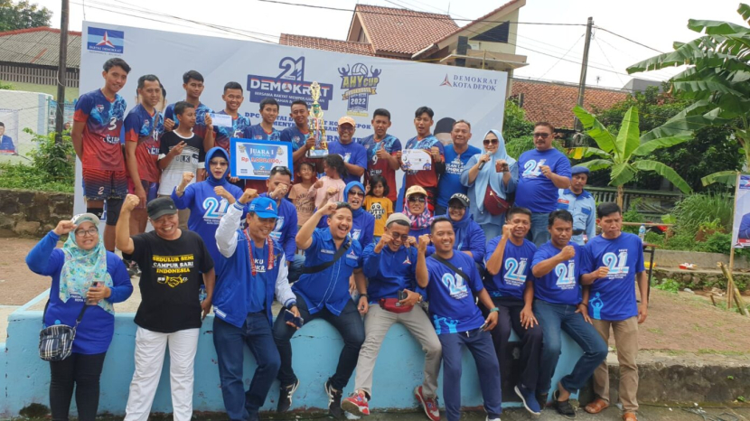 Demokrat Depok gelar AHY Cup VolleyBall 2022 (Foto: Mia Nala Dini/ruzkanews)