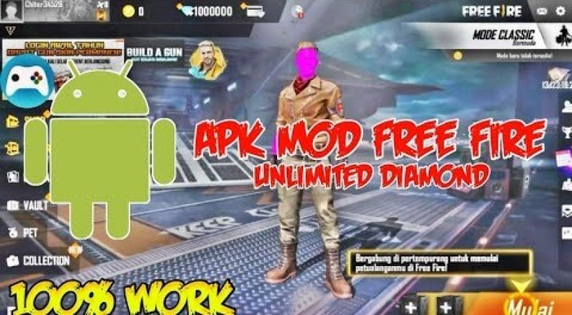 free fire mod menu unlock all skin