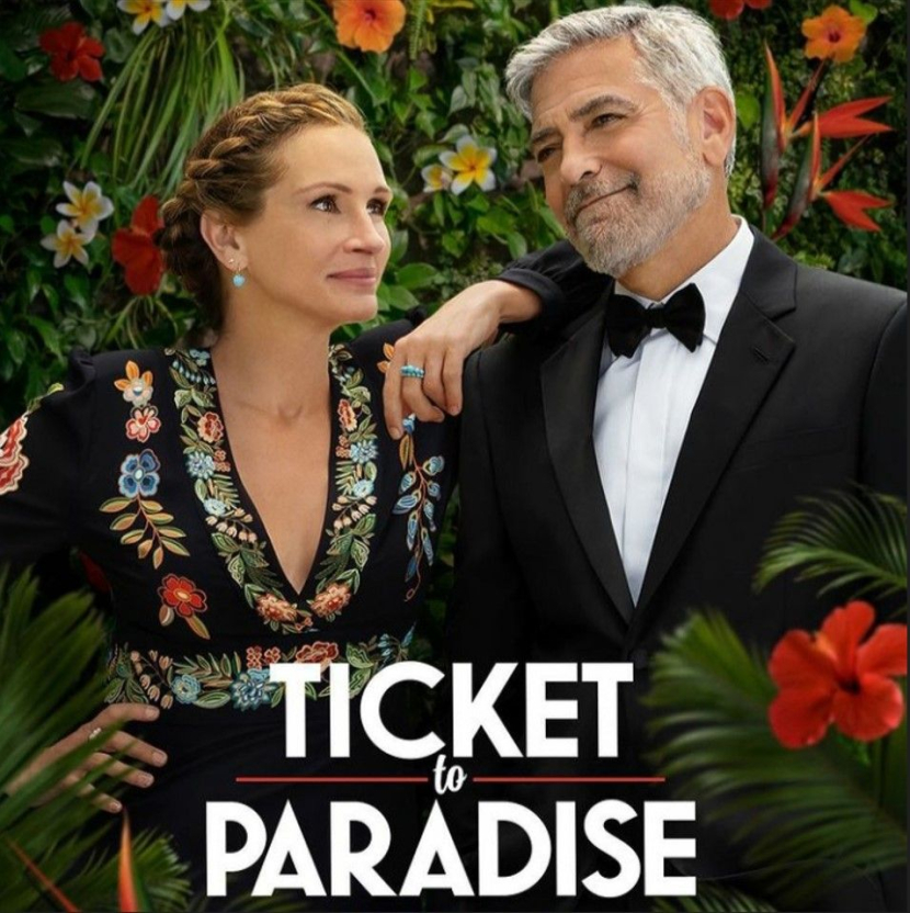 Film 'Ticket to Paradise' diperankan Maxime Bouttier, Julia Roberts, dan George Clooney