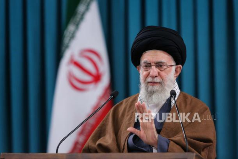 Pemimpin spiritual Iran, Ayatullah Ali Khamenei. (EPA-EFE/Iranian supreme leader office)