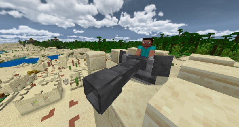 Minecraft Mods. Mods Controllable Cannons. Foto: mcpedl