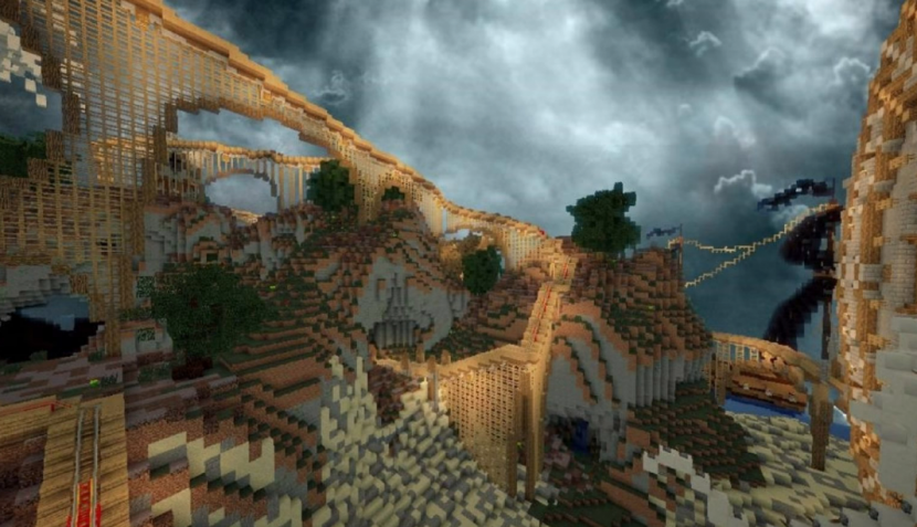 Neberius Mega Coaster. Foto: Planet Minecraft