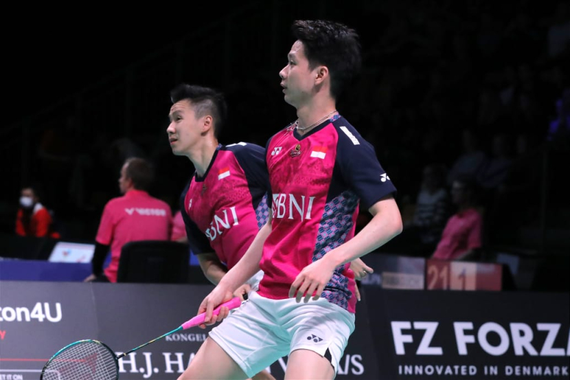 Marcus Fernaldi Gideon/Kevin Sanjaya Sukamuljo lolos ke final Denmark Open 2022. Pasangan yang kerap disapa Minions ini mengatakan telah rindu menjadi juara.