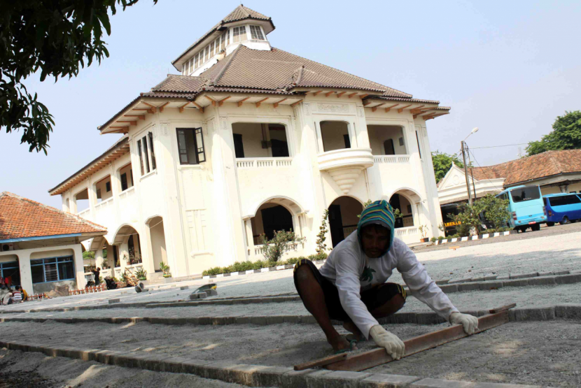 Gedung Juang 45 Tambun. Salah rumah peninggalan seorang tuan tanah di Tambun. Foto: Republika.