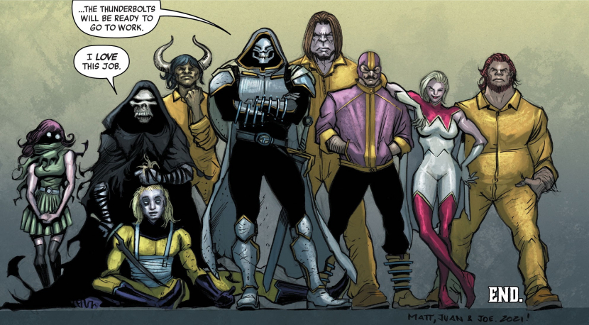 Ilustrasi Komik Thunderbolts. Sumber: Marvel Database.