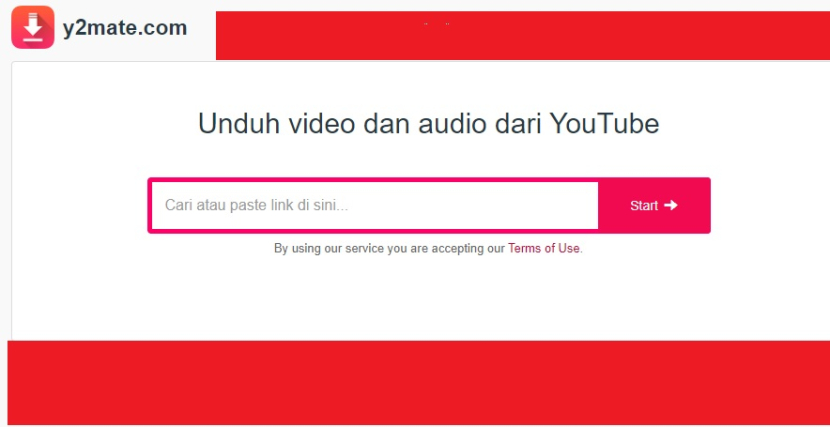 Y2mate adalah situs yang bisa dipakai untuk download video dari Youtube.