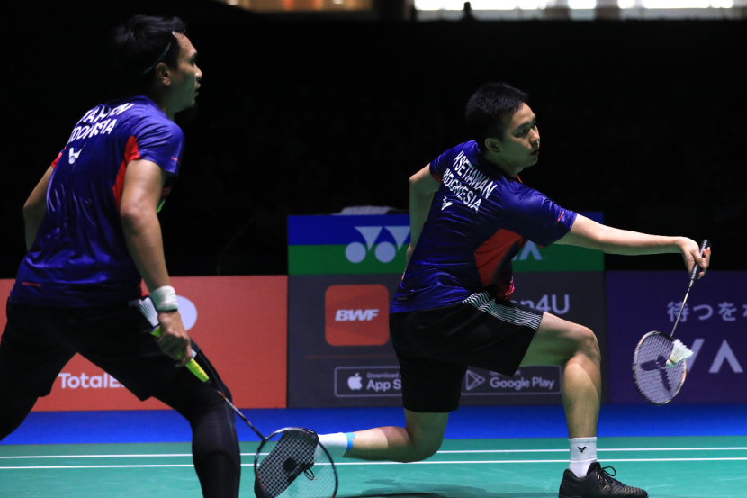 Pasangan ganda putra Indonesia, Hendra Setiawan/Mohammad Ahsan alias Daddies gagal menjadi Juara Dunia setelah dikalahkan pasangan Malaysia, Aaron Chia/Soh Wooi Yik di final.