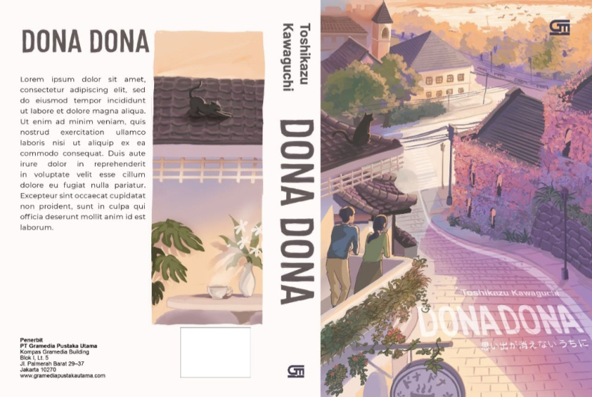 Novel Dona Dona (Omoide ga Kienai Uchi ni). (Dok Gramedia Pustaka Utama)