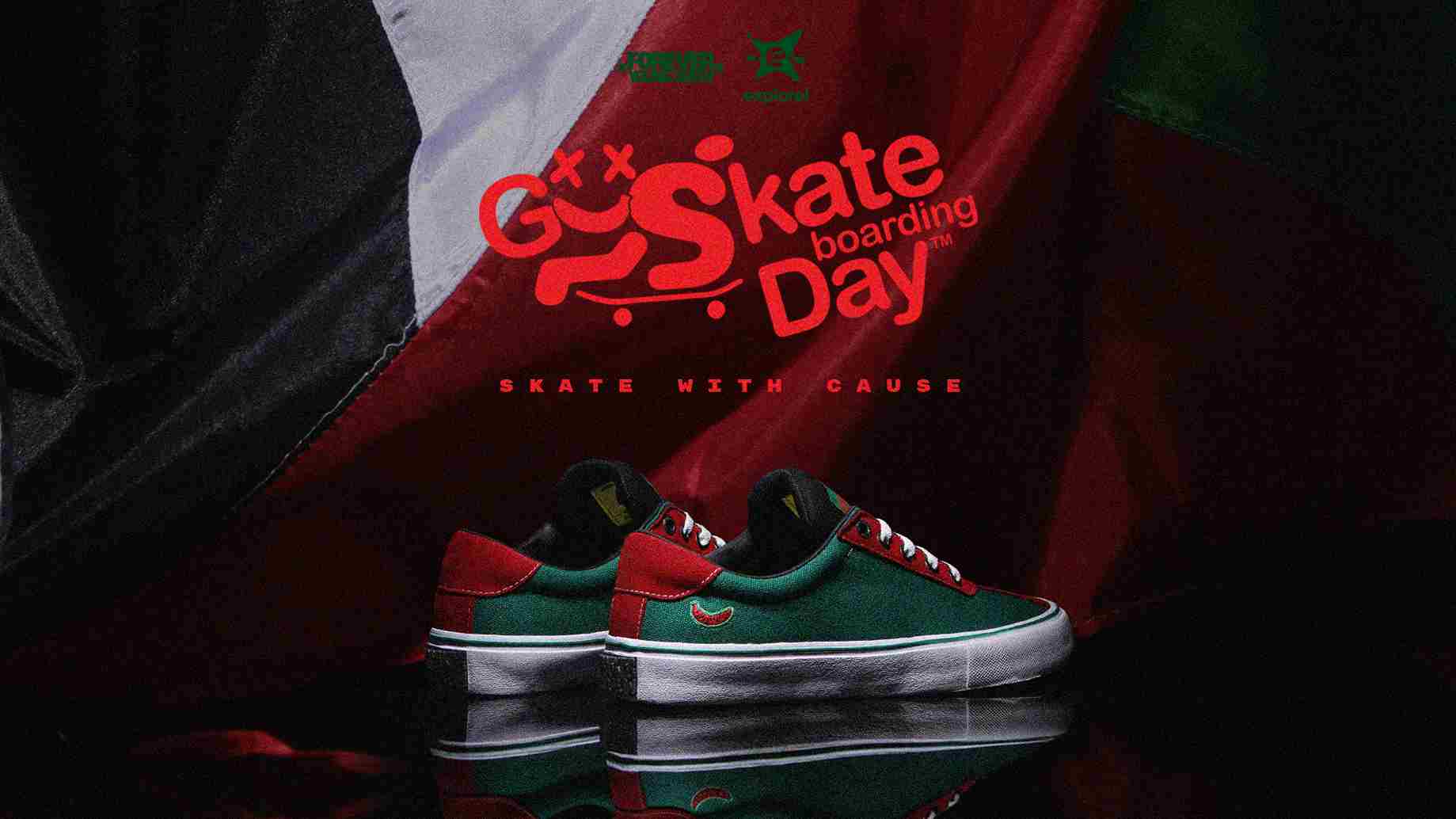 Merayakan Go Skateboarding Day 2024, FOREVER YOUNG CREW Footwear Bersama Explore Humanity Rilis Sepatu Kolaborasi Edisi Palestina