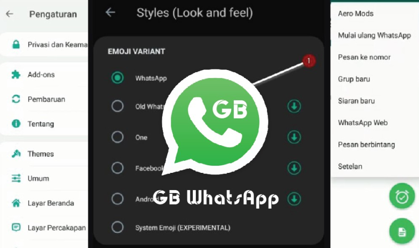 Как выглядит GB ватсап. Download file APK WA GB.