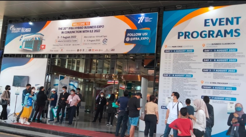 Pameran IFRA 2022 di JCC, 5-7 Agustus 2022.