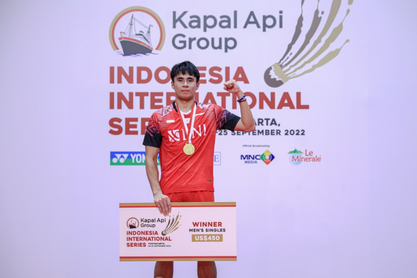 Tiga juara di Indonesia International Series 2022 akan langsung bertanding di turnamen Indonesia International Challenge 2022 yang akan dimulai Selasa (27/9/2022). Salah satunya Ikhsan Imanuel Leonardo Rumbay.