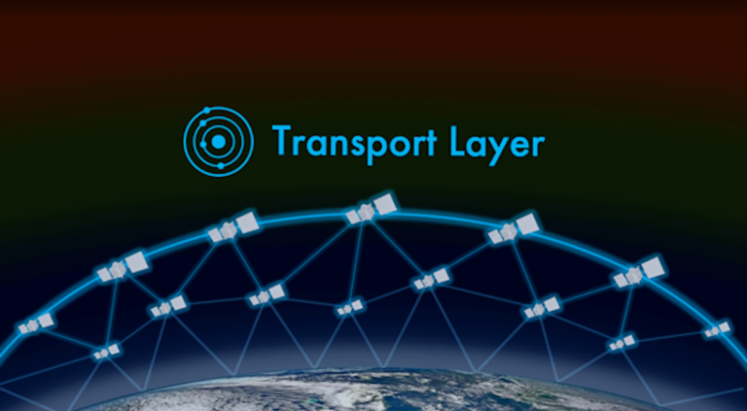 Sistem konstelasi Badan Pengembangan Luar Angkasa adalah jaringan satelit di orbit rendah Bumi yang akan berbicara satu sama lain dan menyampaikan data ke pasukan militer di darat. Kredit: SDA