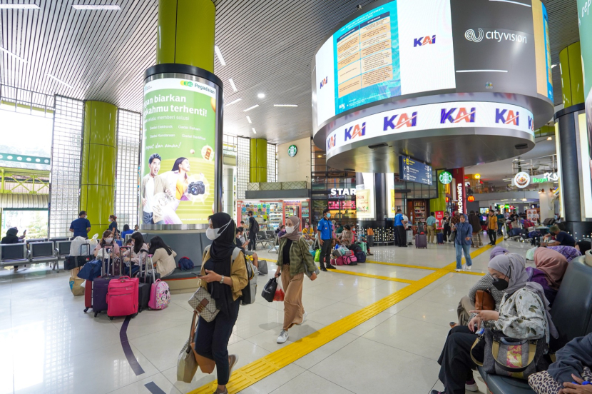 Ilustrasi. Stasiun Gambir, Jakarta. (Foto: Dok. Humas PT KAI)