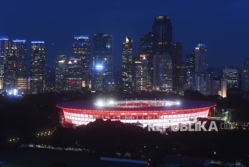 Timnas Indonesia akan menjamu Argentina di Stadion Utama Gelora Bung Karno (SUGBK) Jakarta pada 19 Juni 2023. Foto: Antara/Akbar Nugroho Gumay