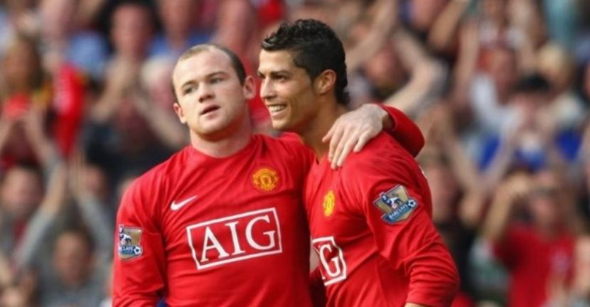 Wayne Rooney mendesak Manchester United mendepak Cristiano Ronaldo. (Twitter/@optajoe)