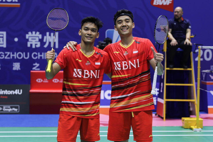 Pasangan Bagas Maulana/Muhammad Shohibul Fikri mengalahkan Juara Asia 2023, Satwiksairaj Rangkyreddy/Chirag Shetty. Ini sekaligus memecah kebuntuan ganda putra Indonesia mengalahkan pasangan dari India ini.