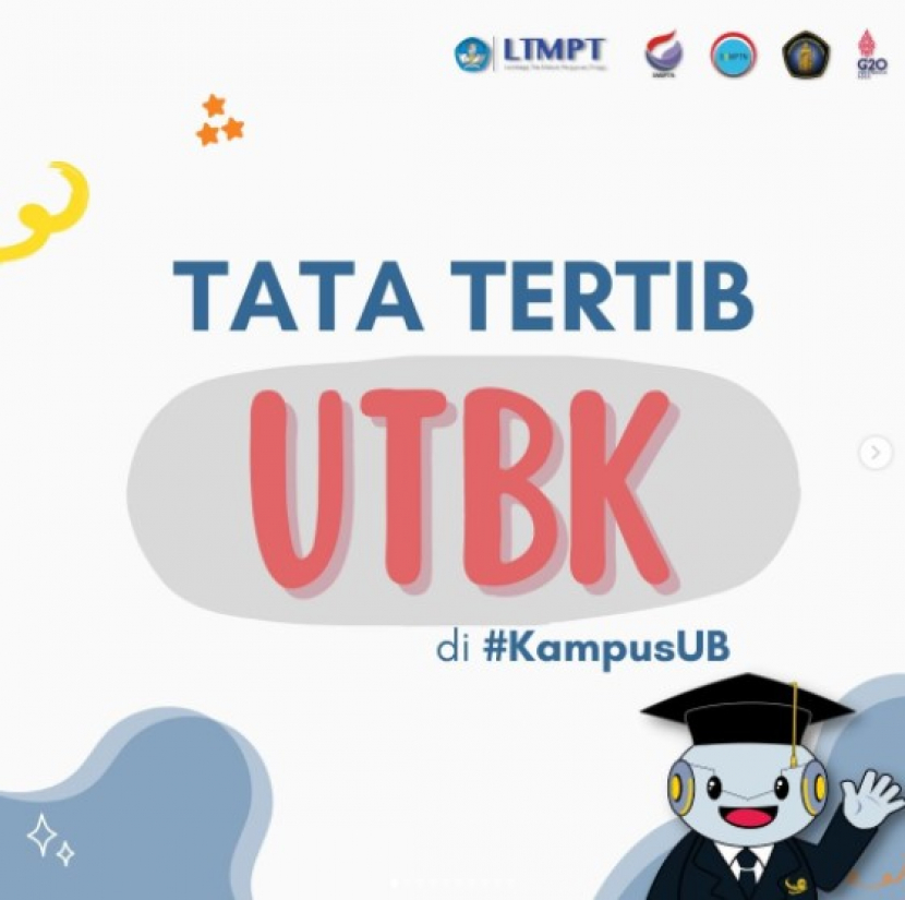 Universitas Brawijaya (UB) membuat aturan yang boleh dan tidak boleh dilakukan oleh peserta UTBK 2022. Foto : IG univ.brawijaya