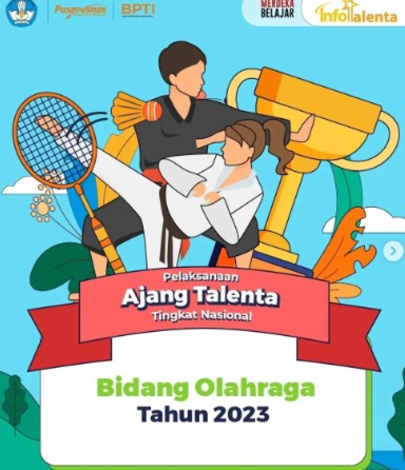 Puspresnas menggelar ajang talenta tingkat nasional bidang olahraga sepanjang tahun 2023. Foto : puspresnas