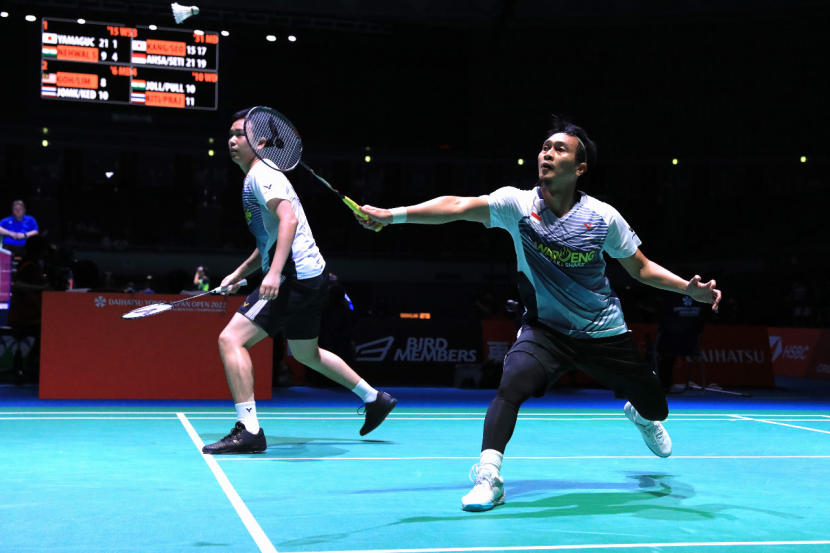 Pasangan unggulan tiga, Hendra Setiawan/Mohammad Ahsan alias Daddies melangkah ke babak kedua Denmark Open 2022 dengan meyakinkan.