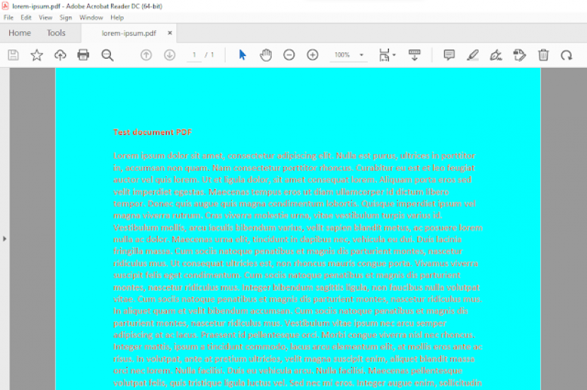 Adobe Reader. Cara mengubah warna teks dan background PDF.
