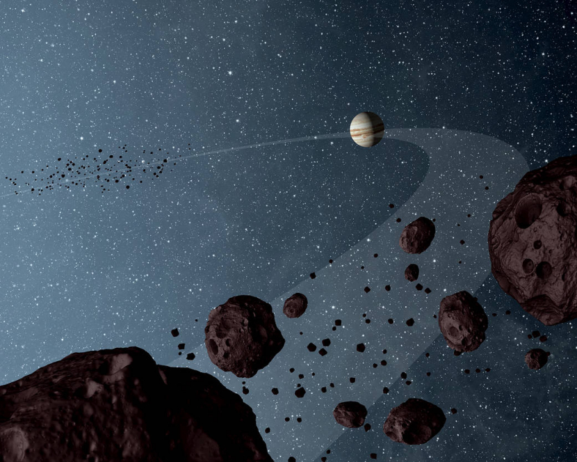 Troya asteroid.  Gambar: NASA