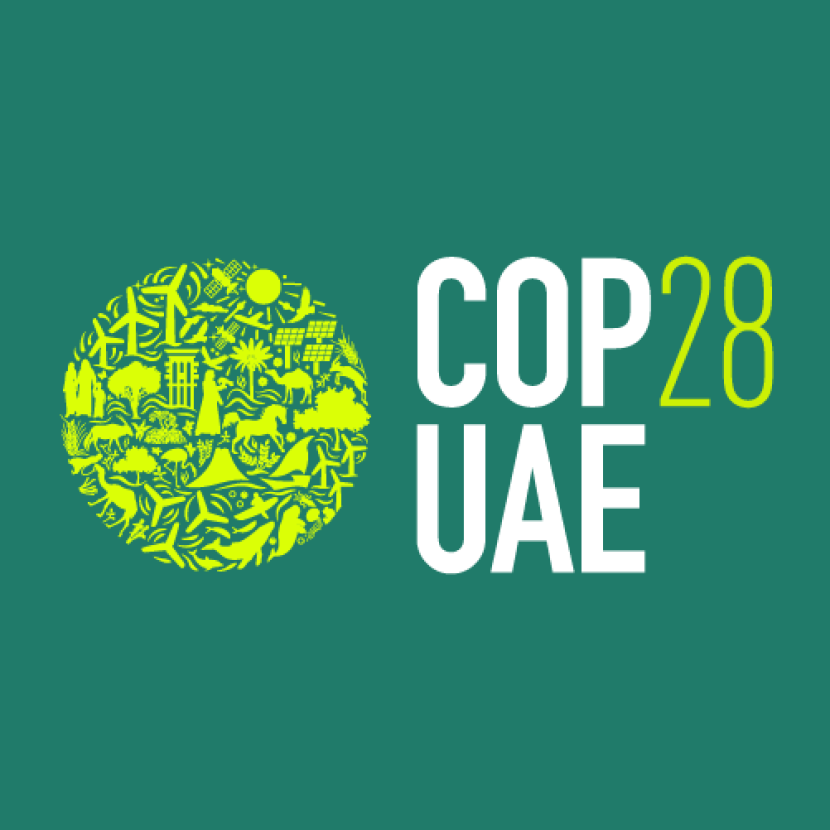 Logo COP28 Dubai (dok. UN library)