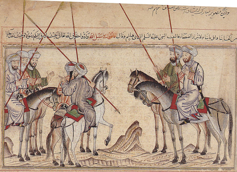 Perang Badr tahun 624 M. (ilustrasi)