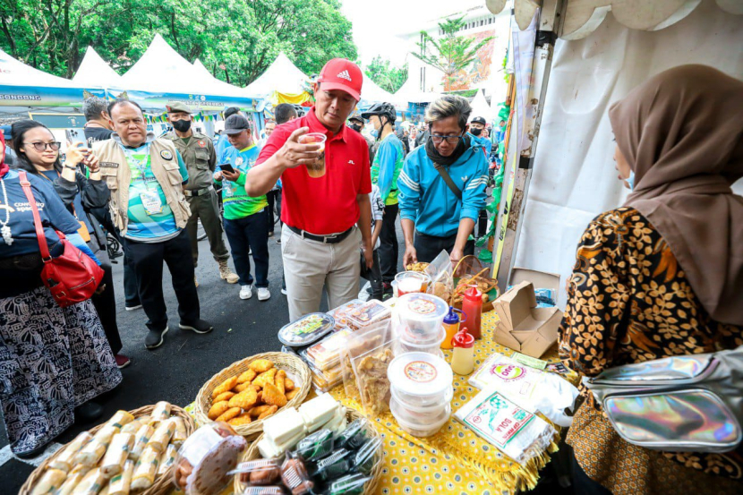 Pameran produk UMKM menjadi salah satu kegiatan yang digelar untuk menyambut Hari Jadi Kota Bandung 213