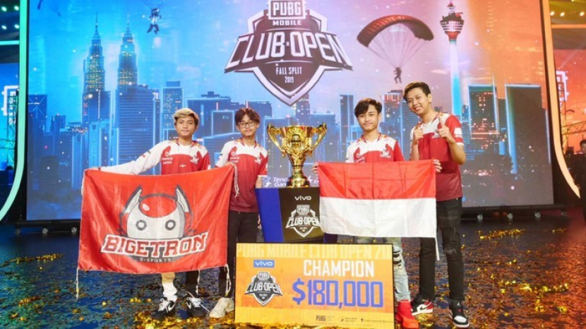 Bigetron PUBG Mobile Juara PMCO 2019 (sumber: bigetron.gg)