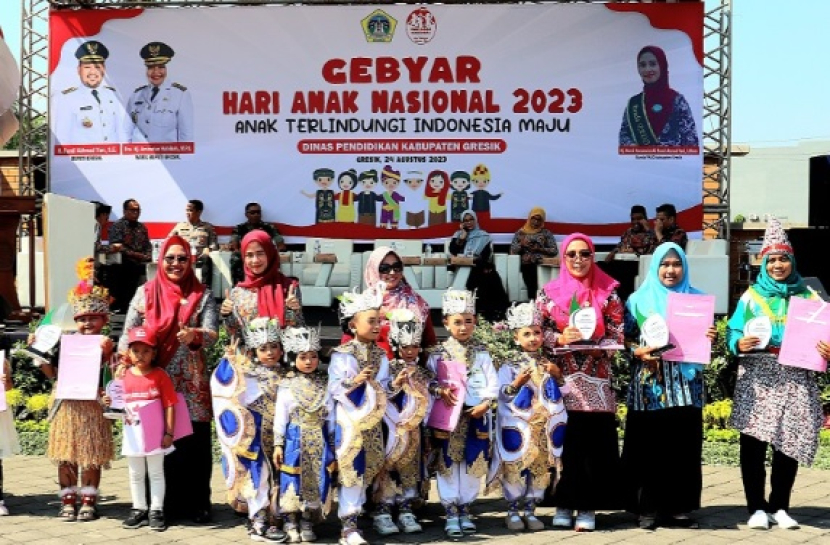 Acara Gebyar Hari Anak Nasional (HAN) tahun 2023. Foto: Diskominfo Kab. Gresik