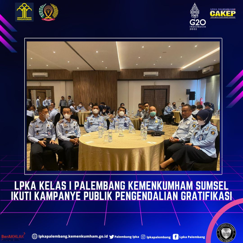 LPKA Kelas I Palembang Kemenkumham Sumsel Ikuti Kampanye Publik ...