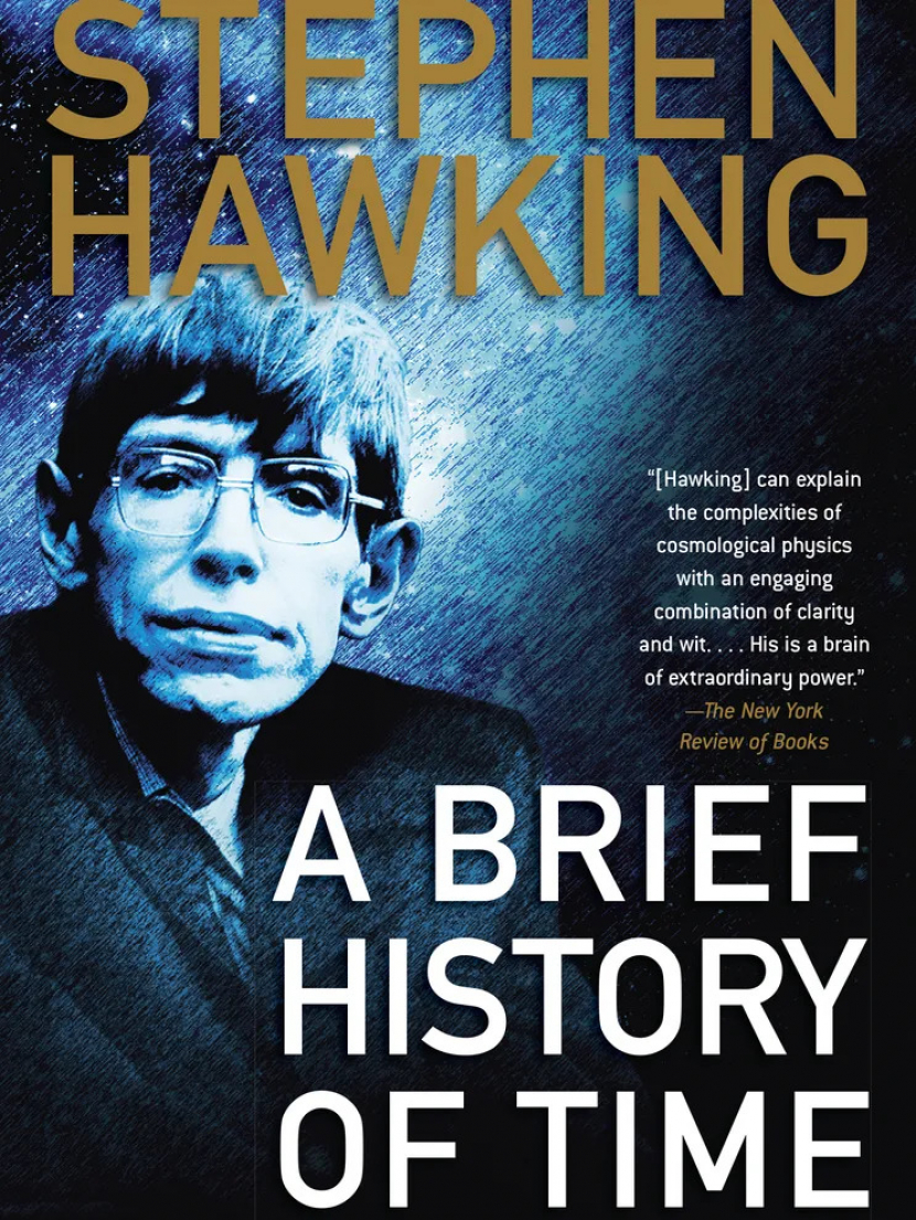 Buku legendaris Stephen Hawking tentang sejarah penciptaan alam semestra yang bertajuk 'A Brief History ot Time' (Sejarah Singkat Waktu).