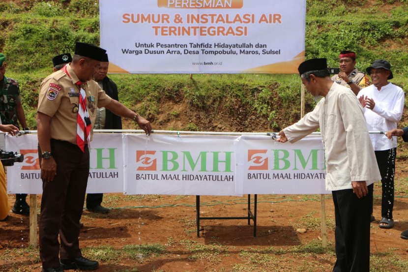 Laznas BMH mendukung Jambore Wilayah 3 Hidayatullah di Maros, Sulawesi Selatan, 28-30 Oktober 2022. (Foto: Dok BMH)