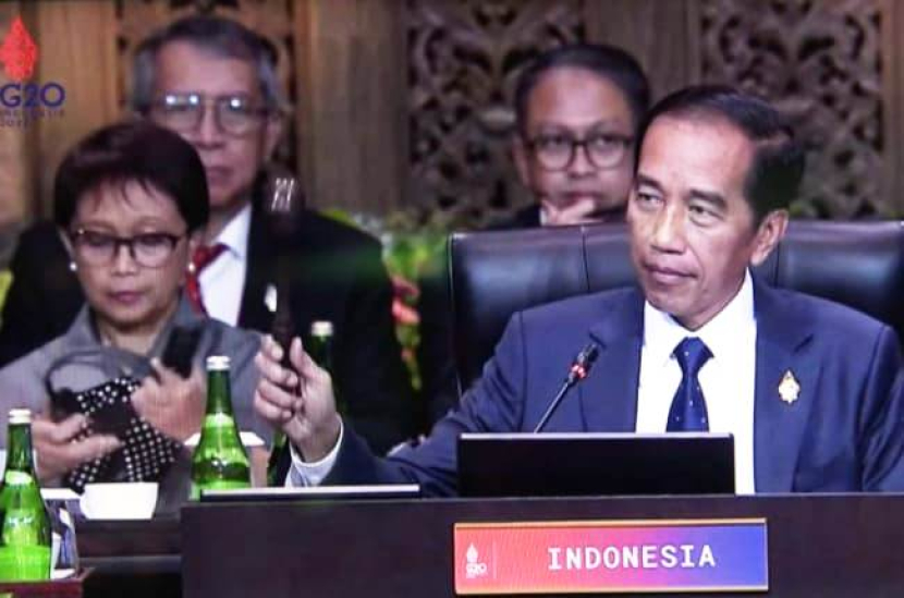 Presiden Jokowi di KTT G20 (foto: setkab.go.id)