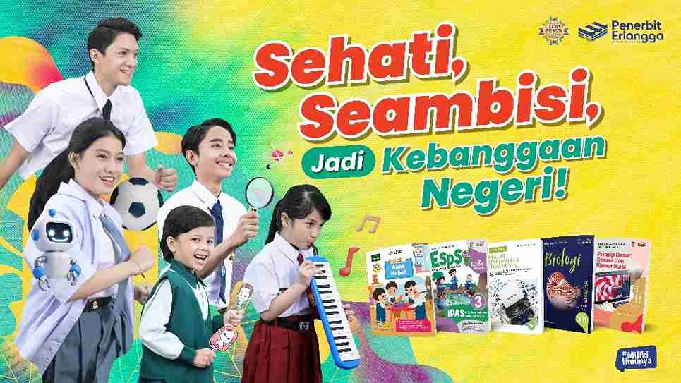 Erlangga Mendampingimu Raih Ambisi Untuk Berprestasi Melalui Buku Tahun Ajaran Baru (TAB) 2024