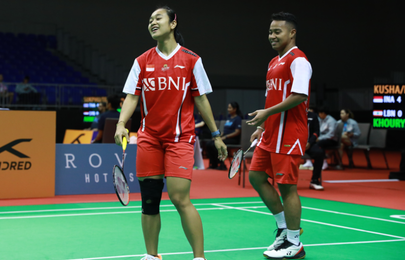 Dua pasangan ganda campuran Indonesia kalah di babak semifinal Orleans Masters 2023.