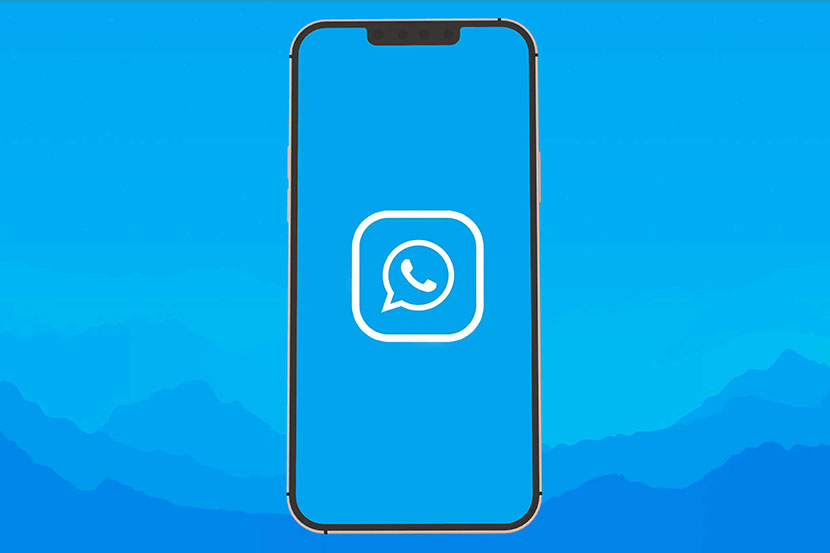 Blue Whatsapp Plus.