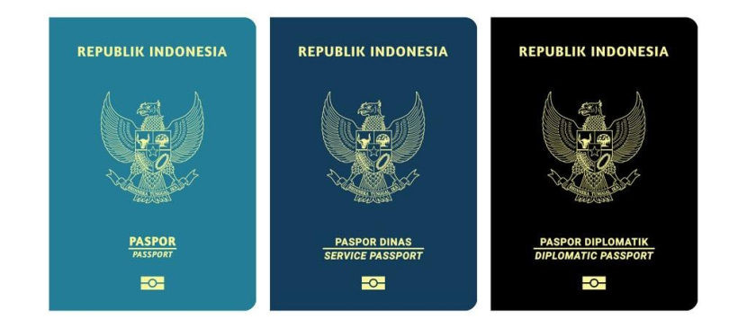 Bentuk paspor biasa, paspor dinas, dan paspor diplomatik (dok. kemenkumham babel)