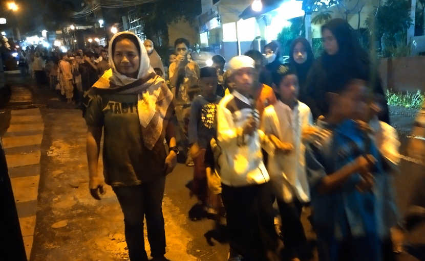 Pawai obor malam tahun baru Islam 