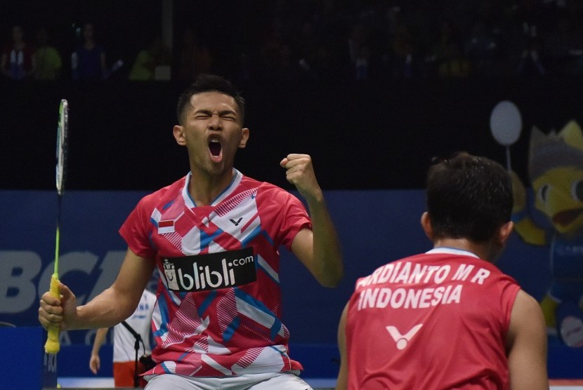 Pasangan ganda putra unggulan empat Fajar Alfian/Muhammad Rian Ardianto melangkah ke semifinal Swiss Terbuka 2022 setelah mengalahkan pasangan Malaysia unggulan enam, Ong Yew Sin/Teo Ee Yii.