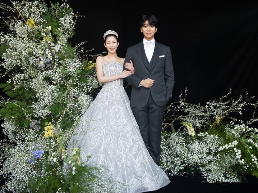 Potret pernikahan Lee Seung-gi dan Lee Da-in. Dok: Human Made